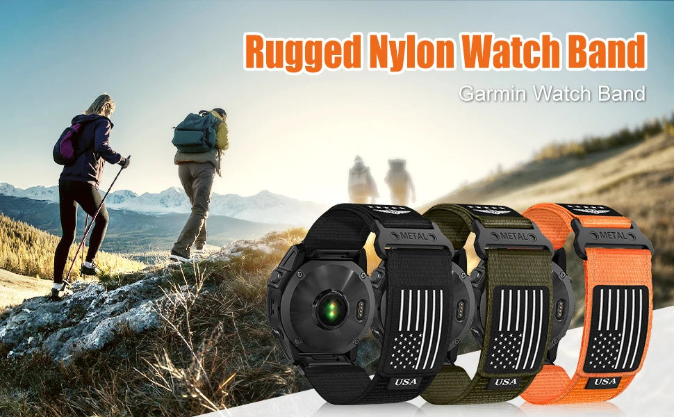 26mm 20mm 22mm Straps for Garmin Fenix 8 7X 7 Pro Fenix 6X 6 5X 5Plus Tactix 7 Quick Fit correa bracelet Fenix 8 band 47mm 51mm