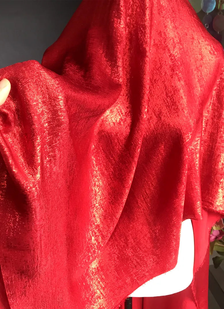 Soft Bronzing Velvet Fabric By The Meter for Dress Costumes Decoration Diy Sewing Designer Cloth Comfortable Glossy Black Blue