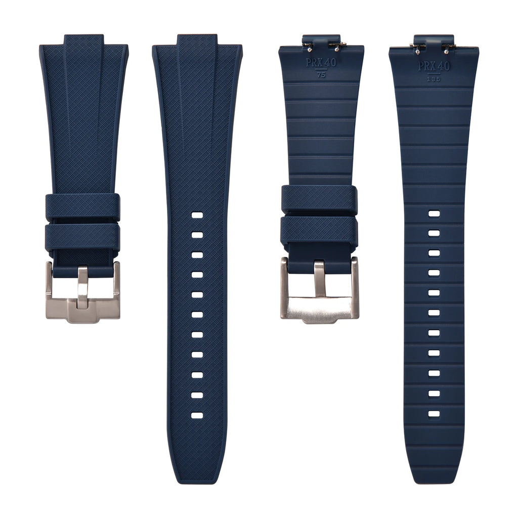 12mm Quick Release Silicone Strap For Tissot PRX T137.407/T137.410 Super Player 40mm Men Convex Rubber Durable Belts Watch Bands