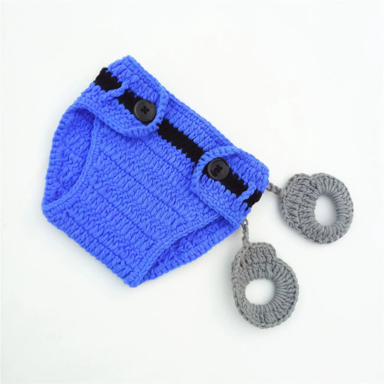 Baby Photography Clothing for Newborn Boys PD Security Suit Handmade Knit Children's Photography Accessories Baby Souvenirs