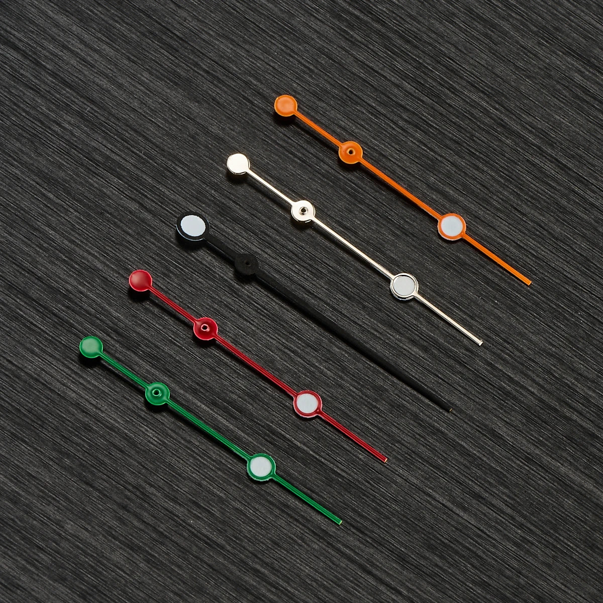 NH35 Hands Watch Accessories Red Orange Blue Black Edge White Three Pin Green Glow Hands Suitable For NH35/36/4R/7S Movements
