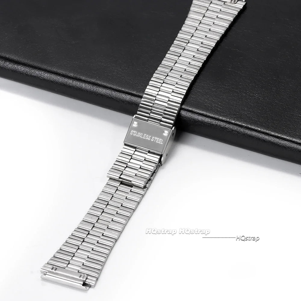 18mm 20mm Vintage Stainless Steel Watchband for Casio AE1200/1300 F84 F105/108/A158/168 F91W SGW400 Metal Wristband Bracelet