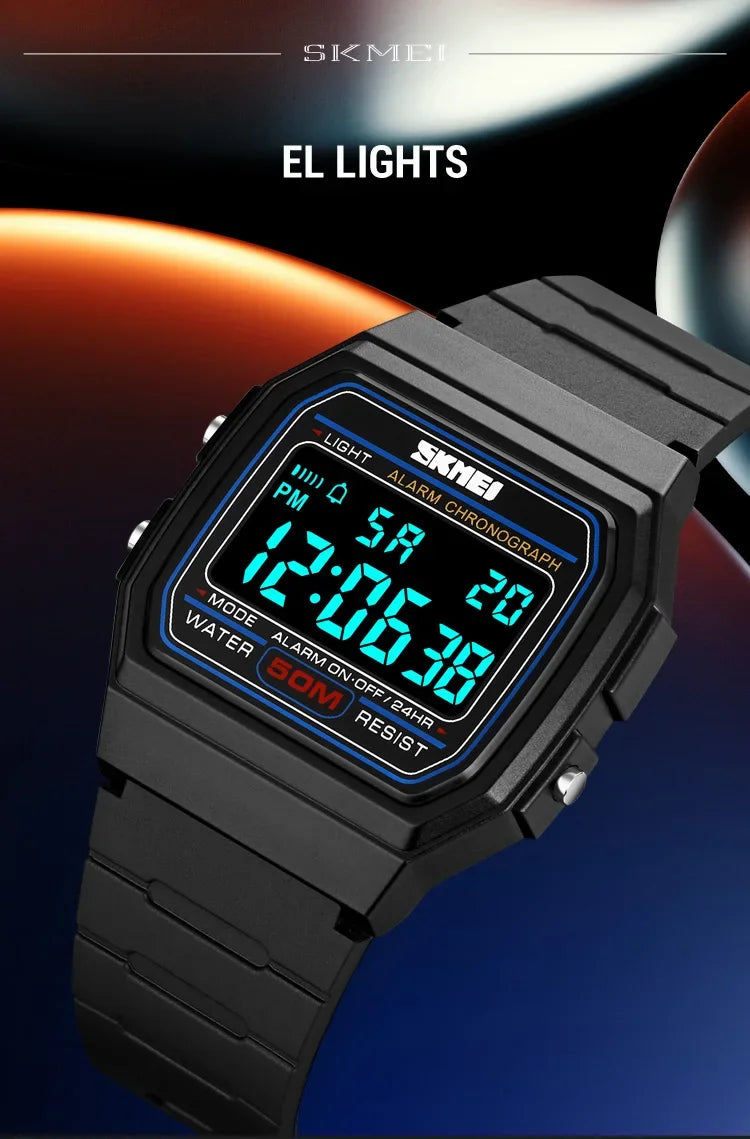 SKMEI 2042 Military Clock reloj hombre Digital Sport Watches  Mens Outdoors 5Bar Waterproof Chrono Date Week Men Wristwatches