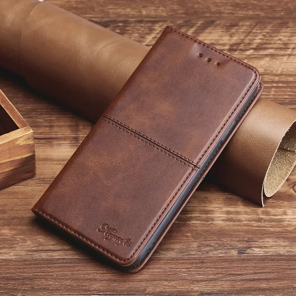 Luxury Magnetic Leather Flip Mobile Phone Case for Motorola Edge 50S 50 Pro 50 Fusion Edge 5G 2024 Protect Cover Coque