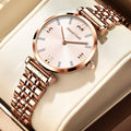 ROMITIME Women's Watch Luxury Elegant Trend Simple Waterproof Original Certification Stainless Steel Quartz Wrist watch