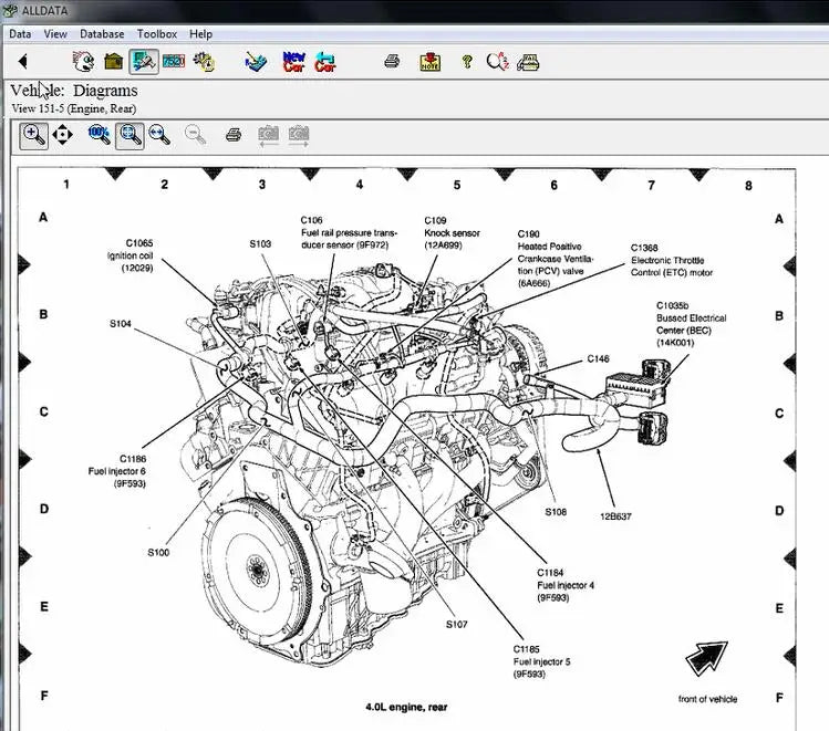 Alldata 10.53 2025 Automotive Diagnostic Software provides all data technical support for cars and trucks with wiring diagrams