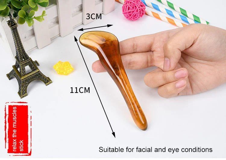 7PCS GUASHA Massage Tools Face Neck Body Massage Beauty Tool SPA Skin Caring Neck Pain Relief Scraper Scraping Massage Board