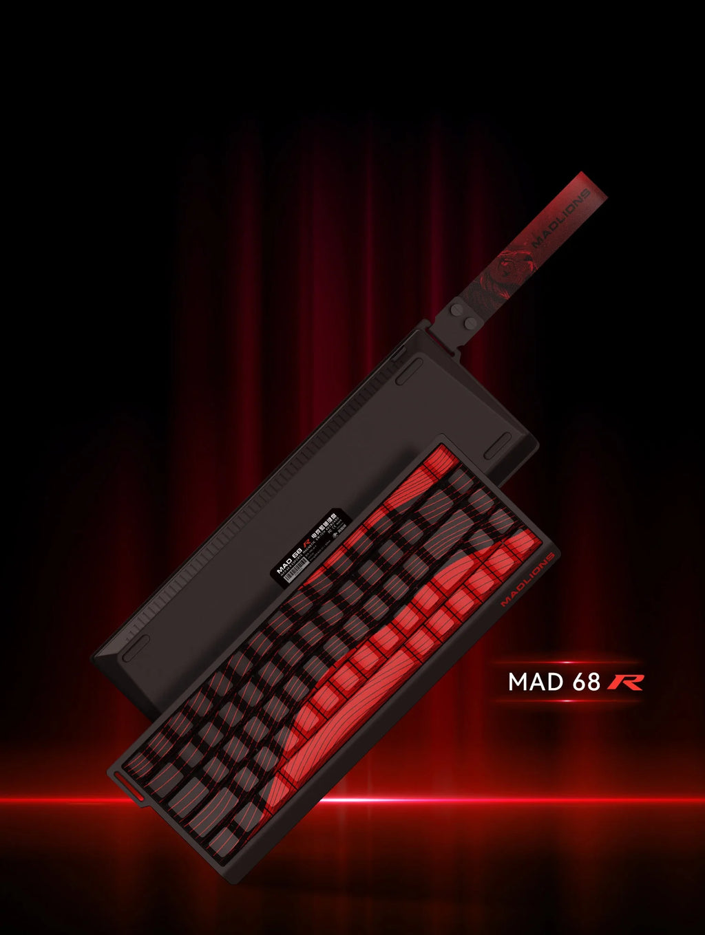 MADLIONS MAD60HE MAD68HE Magnetic Switch Keyboard Wired Mechanical Keyboard 8000Hz 0.01mmRT Valorant Gaming Keyboard Custom