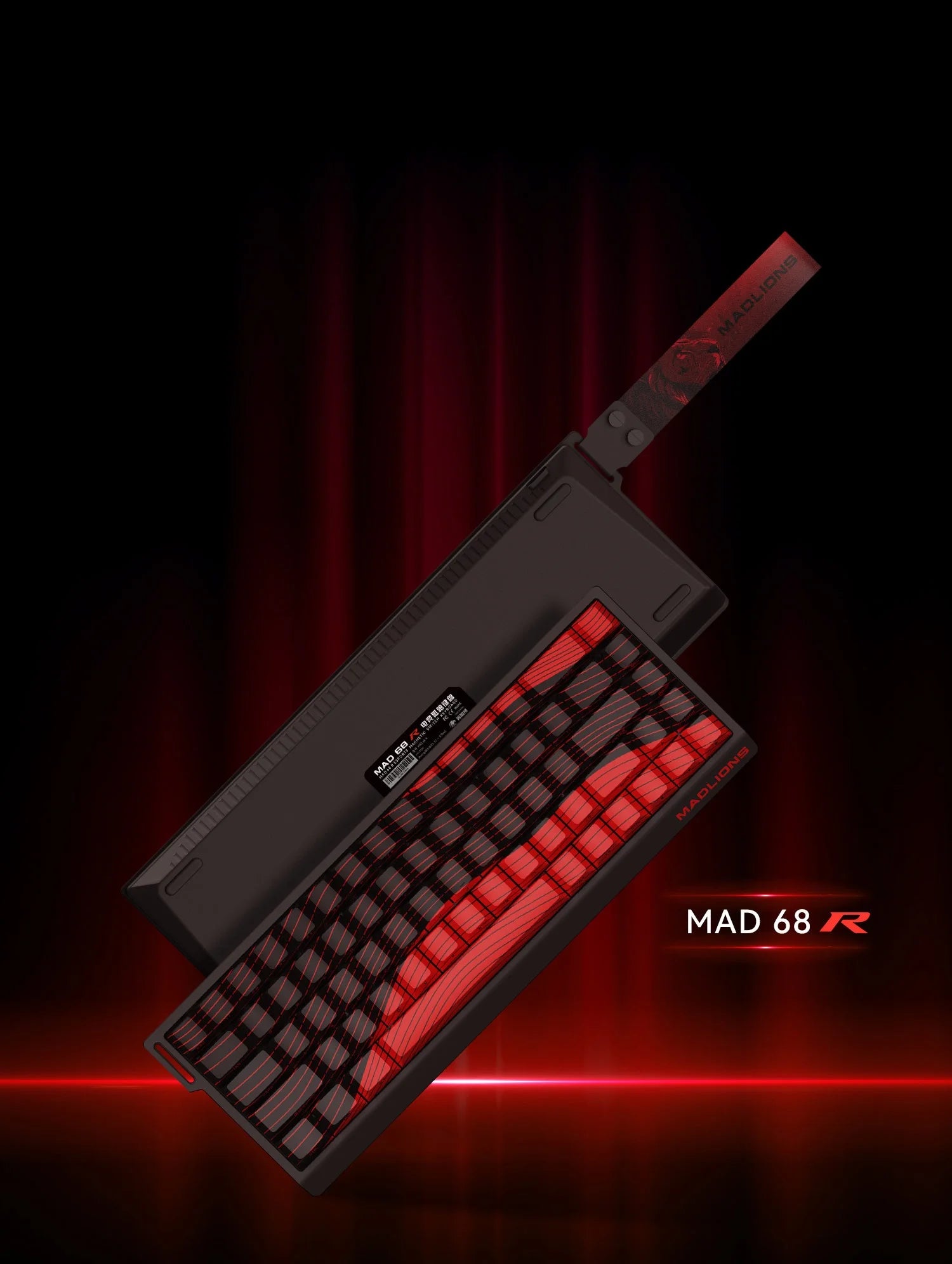 MADLIONS MAD60HE MAD68HE Magnetic Switch Keyboard Wired Mechanical Keyboard 8000Hz 0.01mmRT Valorant Gaming Keyboard Custom