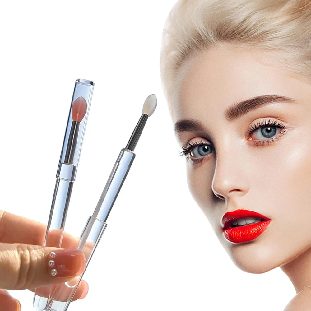 3/15PCS Silicone Lip Mask Applicator Reusable Lip Brush Transparent Lipstick Tool For Lip Gloss Eyeshadow Brushes Makeup Tools