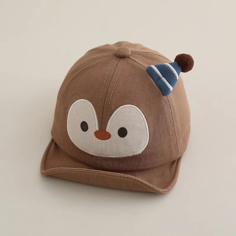 Baby Hat Spring Summer Sun Cap 48-50cm 6-24 Months Cute Duckbill Girls Boys Cap Toddler Infant Thin Sunscreen Baseball Kids Cap