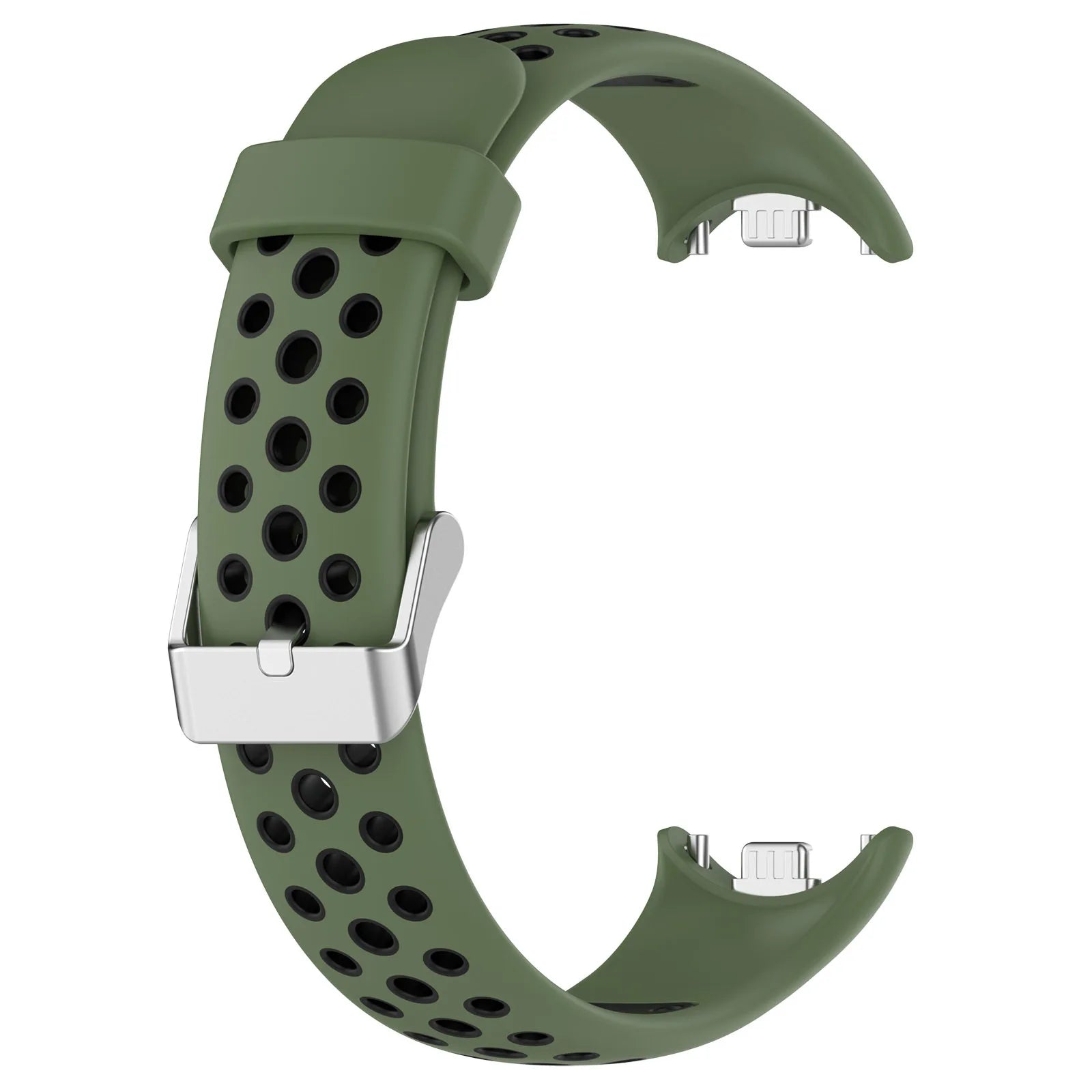 Silicone Watch Strap For Xiaomi Band 9 8 Two-Color Breathable Smart Watchband Replacement Bracelet for Xiaomi Mi Band 8 9 Strap