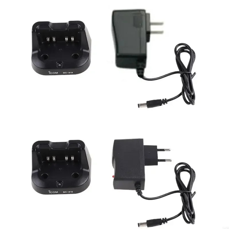 Replace BC213 Rapid Charger Compatible for Icom F 1000 F1000D F2000 F2000D A16 for V88 BP-279 BC-280 100V-240V 50/60Hz