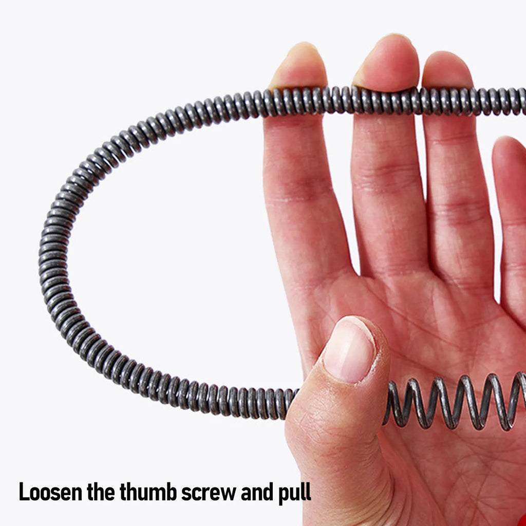 Drain Snake Manual Or Drill Powered 65 Manganese Steel Spring High Hardness Flexible Clog Remover for Toilet Kitchen Drain Snake
