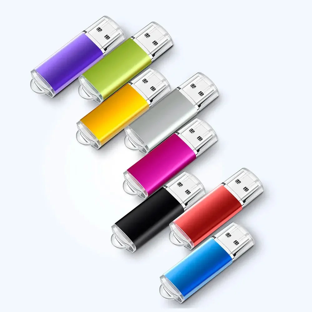 100PCS Custom Flash Drive Pen Drive 4GB 8GB 16GB 32GB 64GB High Speed Usb Stick 2. 0 Memoria Stick Memory Flash Drive Pendrive