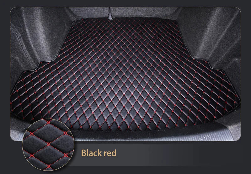 Car trunk mat for Infiniti Q50 Non-hybrid 2014 2015 cargo liner carpet interior accessories cover