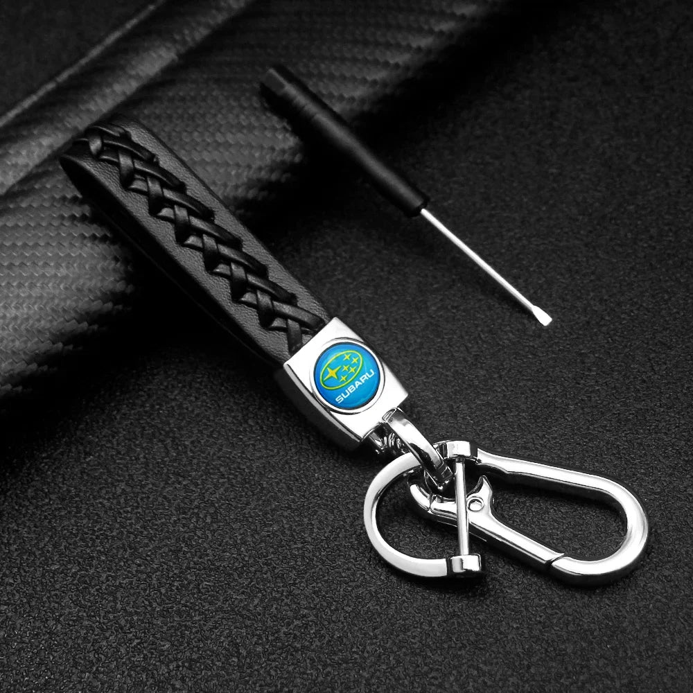 Car Styling Accessories Key Decoration Key Chain Metal Emblem Key Ring for Subaru WRX Impreza Impreza Forester Tribeca XV BRZ