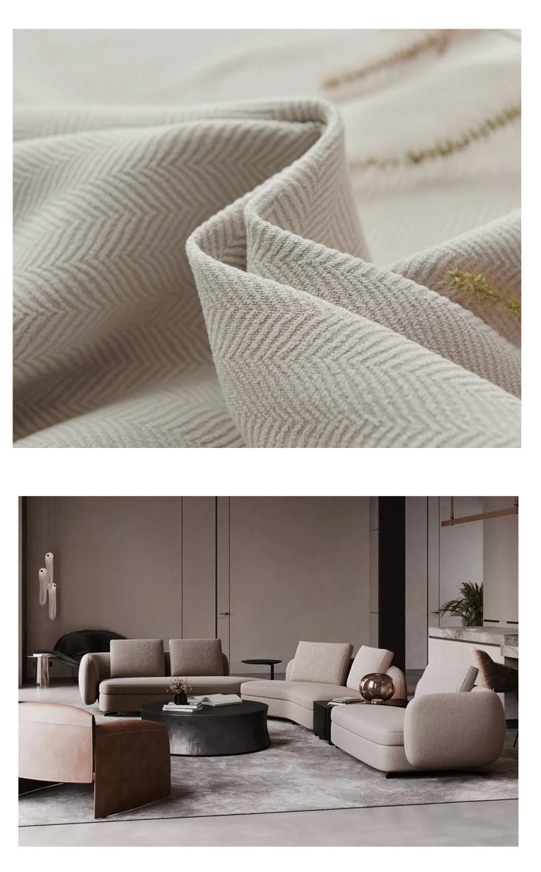 2025 new thickened French light luxury cream curtain cloth solid color bedroom living room full blackout sunscreen cotton linen