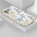 Shockproof Phone Case For Xiaomi Mi 13 13T 14T 14 Pro 12T 11i 2021 11X Pro 12 11 Lite 5G NE Flower Silicone Soft Plating Cover