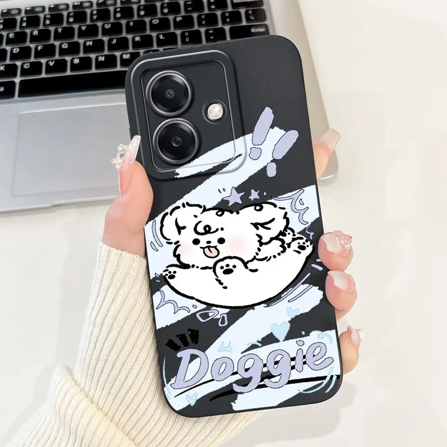 For Funda OPPO A3 A3x 4G Case 2024 Cute Panda Rabbit Soft Silicone Candy Painted Phone Covers For OPPO A40 5G OPPOA3 A 3x Bumper
