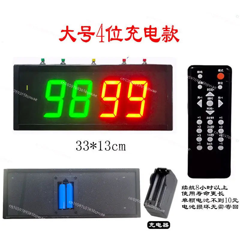 Basketball Game Electronic  Led Flip Scoreboard Scoreboard Timer Football Table Tennis Billiards Score