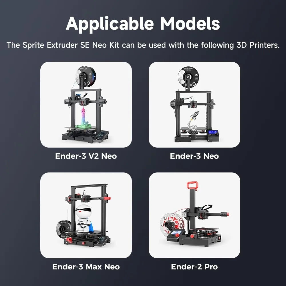 Creality Ender 3 Sprite Direct Drive  3D Printers Extruder Upgrades Kit with Dual Gear, High Torque for Ender 3 /Neo Series ﻿