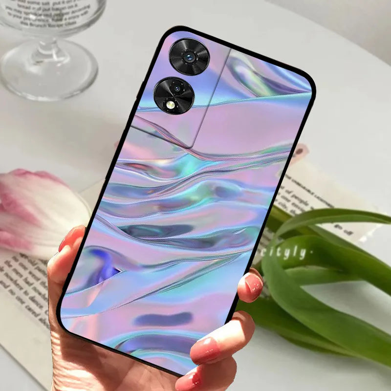 For TCL 505 Case TCL 50 SE / 50 5G Silicone Shockproof Soft Phone Cover for TCL 505 Case Funda Cute TPU Coque Protective Shell