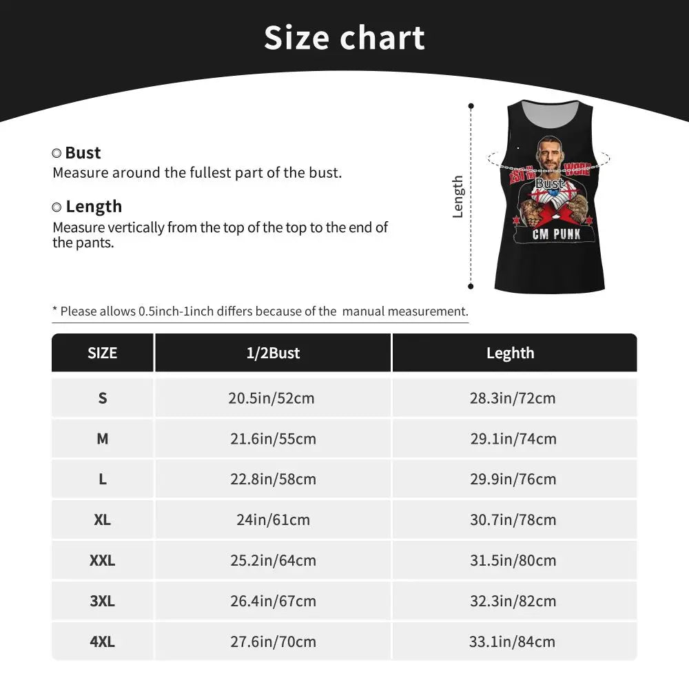 Graphic Wrestling CM Punk Best In The World Workout Tank Tops Sleeveless Shirt Bodybuilding Fitness Gym Compression Vest