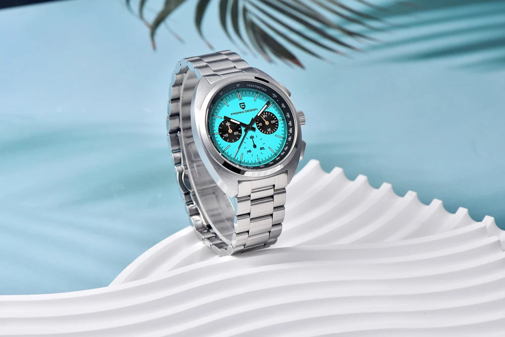 PAGANI DESIGN Mens Watches 2026 Top Luxury Quartz Watch For Men Multifunction Chronograph Wristwatch AR Sapphire Mirror Luminous
