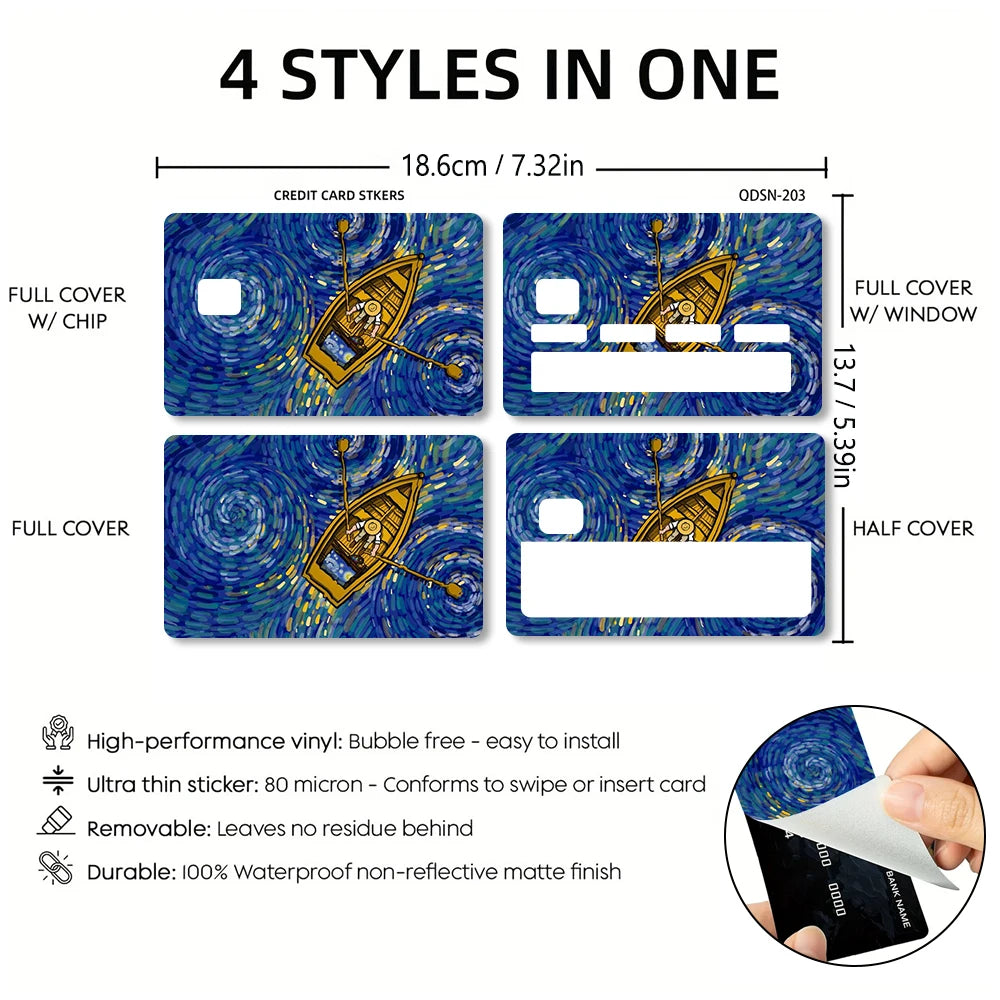 G-Girls' Last Tour Card Stickers Credit Card DIY Card Protector Stickers Waterproof Film Skin Cover