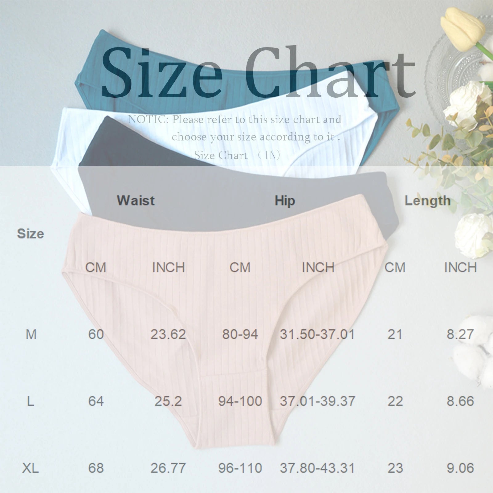 Women's Underwear Low Waist Trendy Soft Breathable Plus Size Ladies Briefs Multiple Colors Stretchy Fashionable Underwear