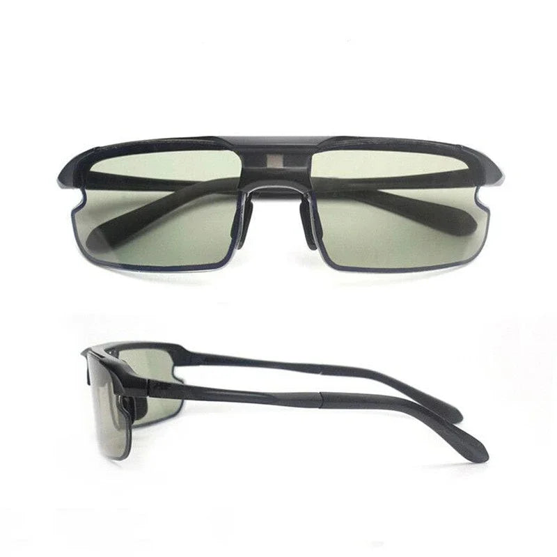 ZHIYI Brand Chameleon Glasses 0.1 Seconds LCD Computer Chip Control Photochromic Polarized Lens Driving Sunglasses for Men