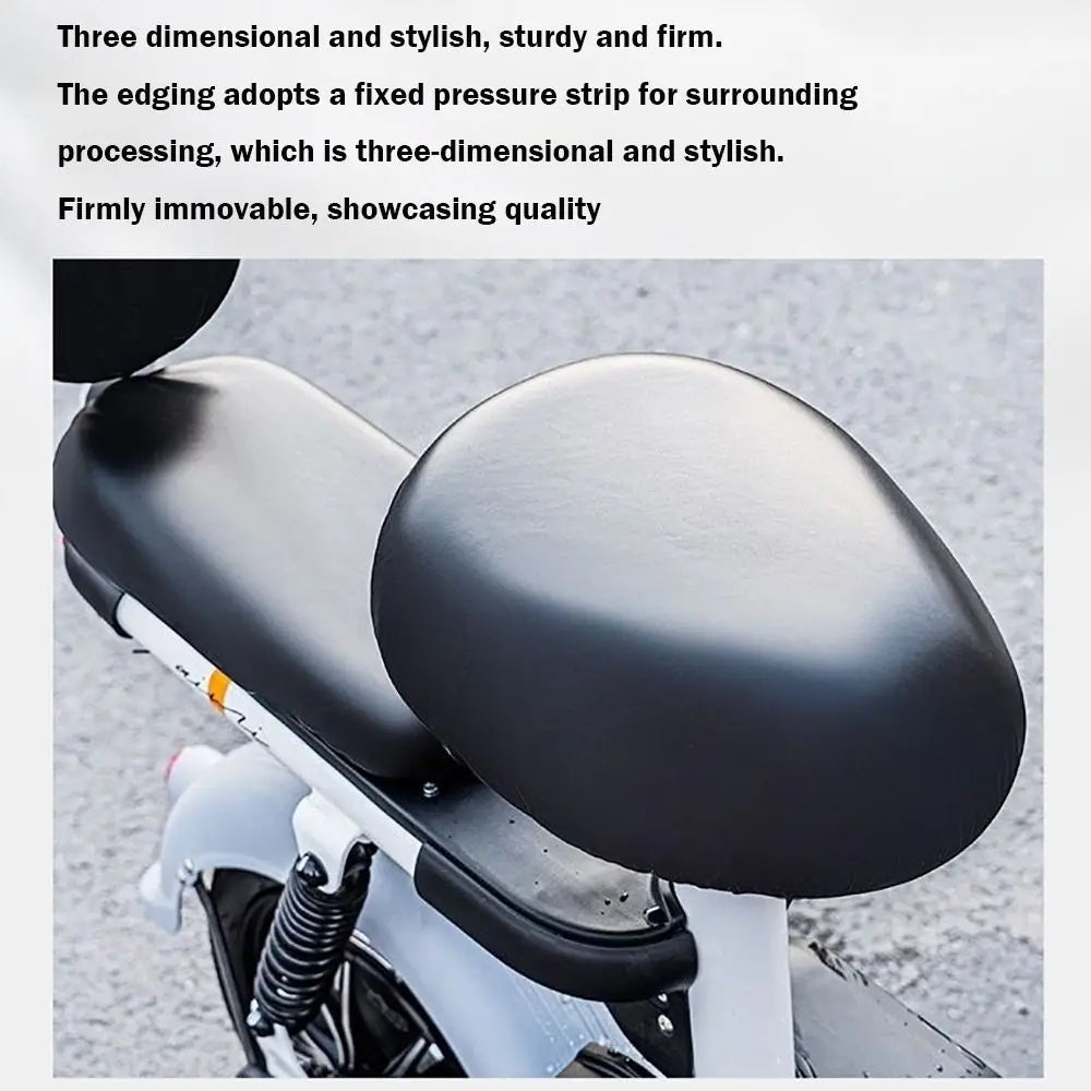 Electric Vehicle Leather Cushion Cover Sunscreen Waterproof Heat Insulation Breathable All-inclusive Seat Cover for All Seasons