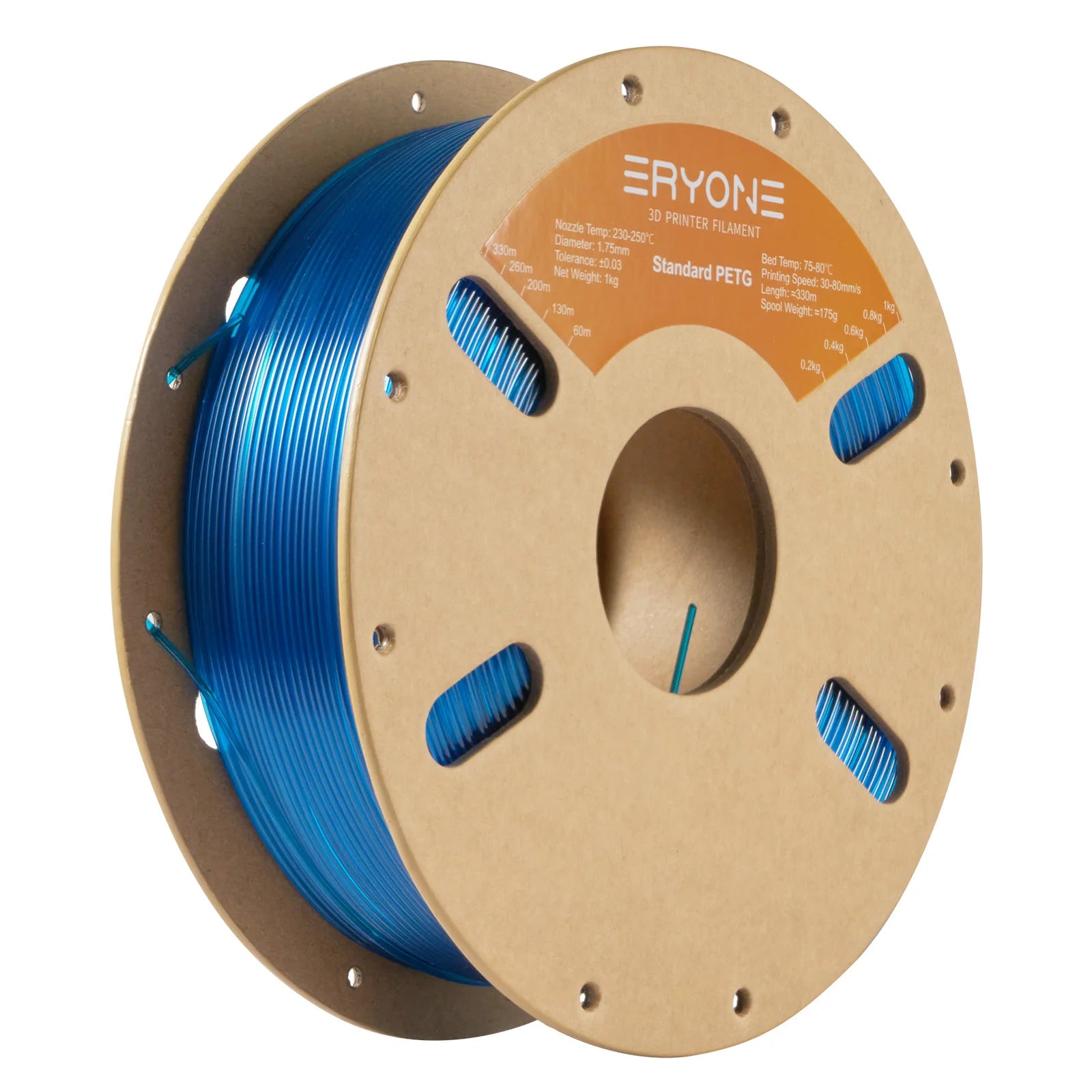 ERYONE 1/5/10KG PETG Filament 3D Print 1.75mm,Multicolor Available,1kg petg filament,3D Printing Filament Wholesal ,1KG/Spool