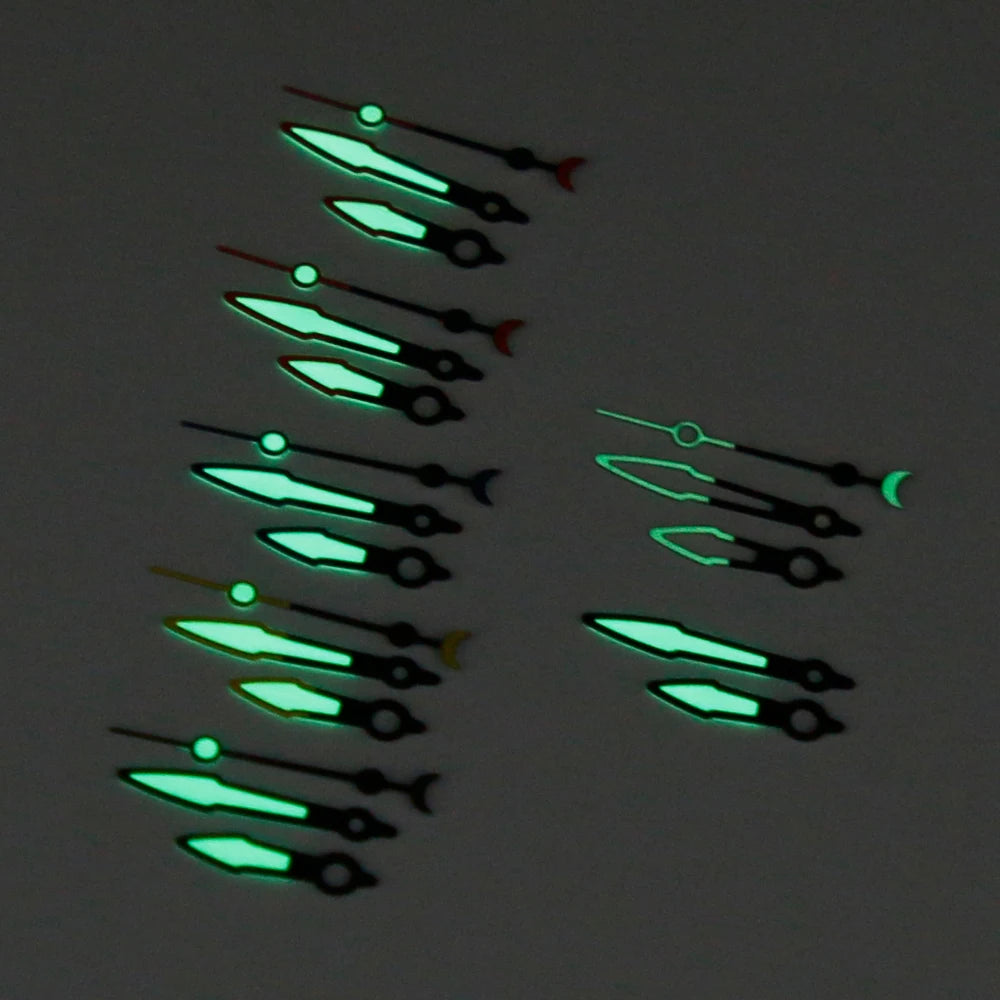 Fit NH34/5/6 Movement C1 C3 Mixed Super Luminous SKX007  Watch Hands