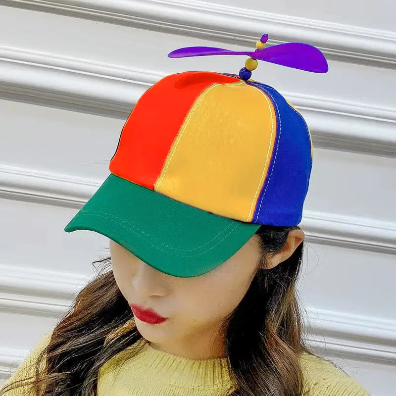 1pc Propeller Baseball Caps Adjustable Personalized Outdoor Casual Skull Cap Spring Autumn Travel Sunscreen Hat for daliywear