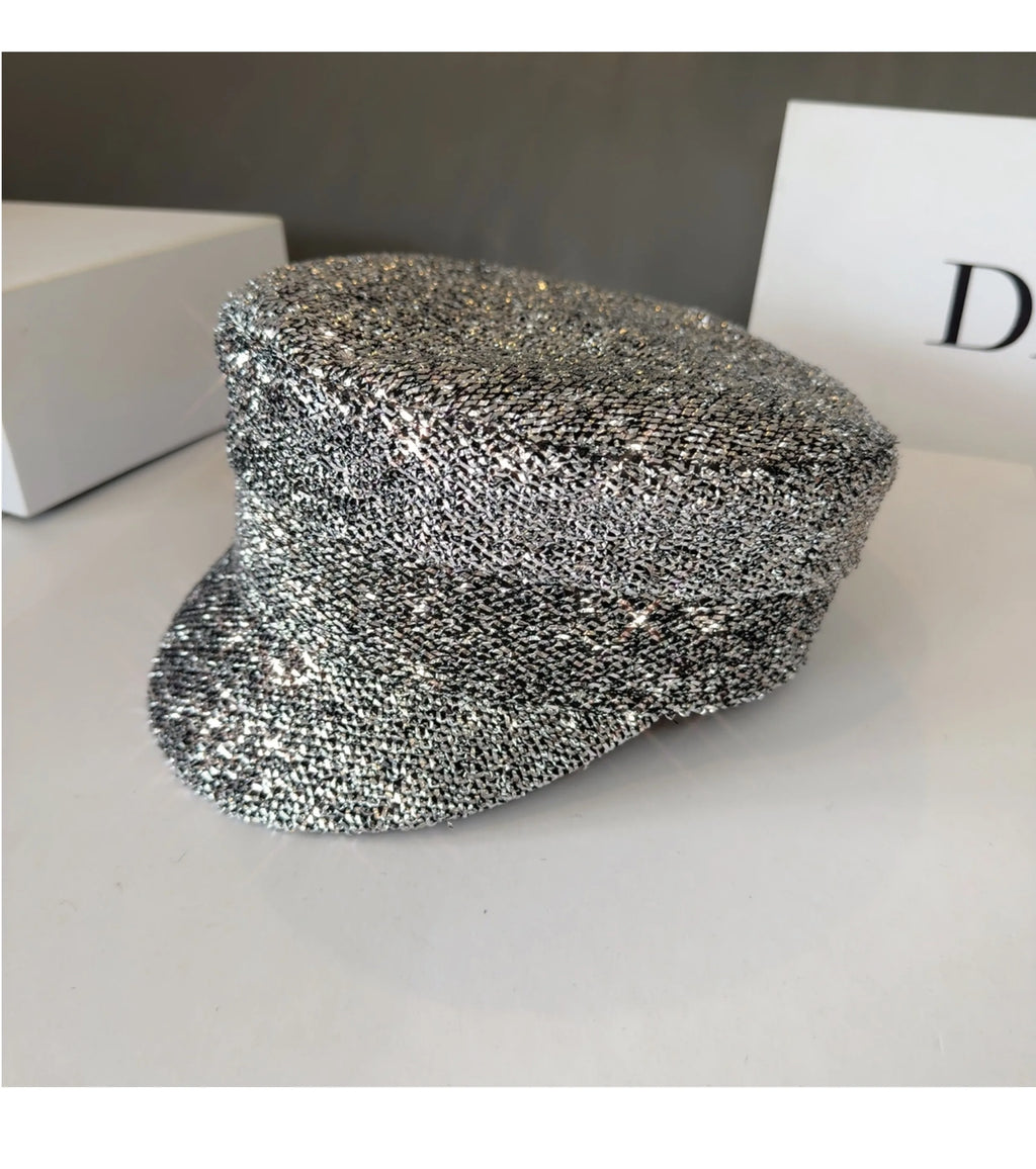 Brand Designer Newsboy Caps Fashion Flat Caps Super Flashiing Caps