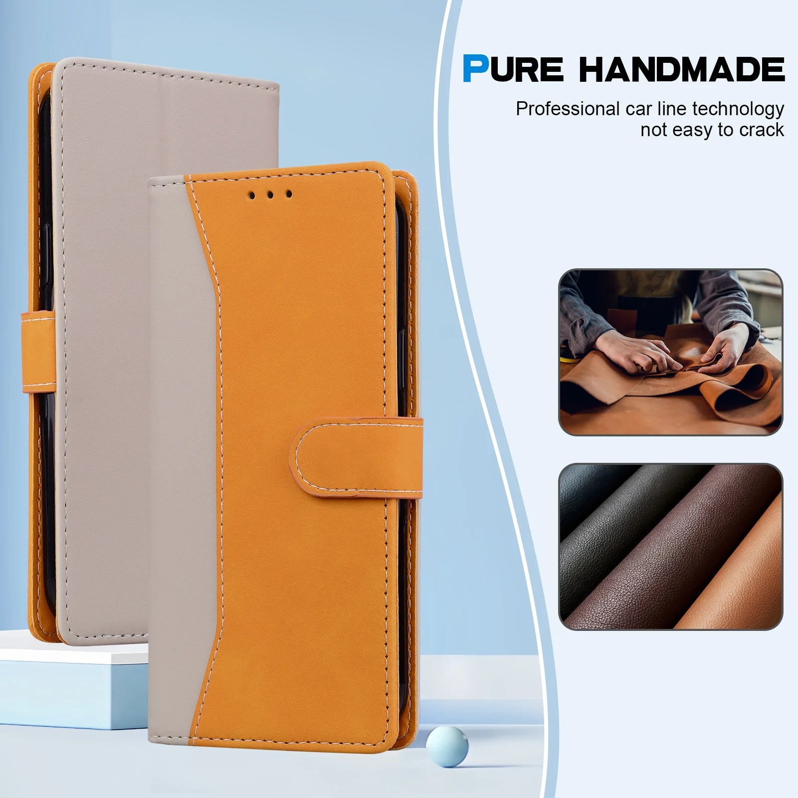 Magnetic Flip Leather Cover Wallet Case For Motorola Moto E15 E14 E13 E20 E30 E40 E22 E22i E32 E32s 4G/5G