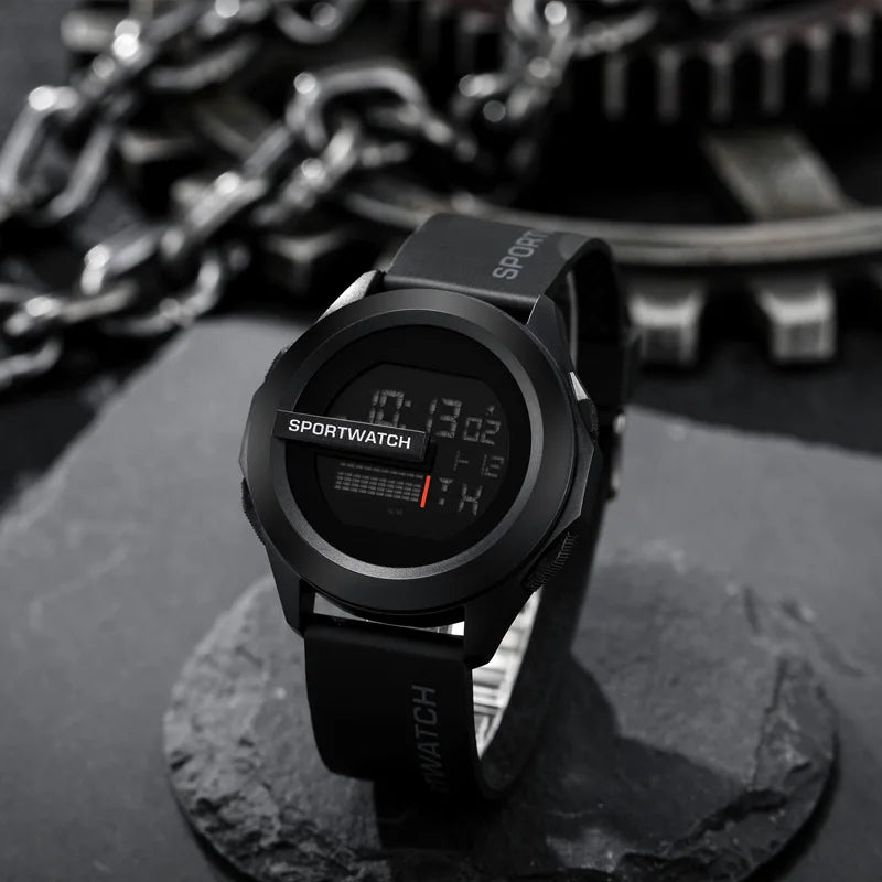 Men's Sports Watches Alarm Clock Multifunction Men LED Digital Watch Waterproof Fitness Sport Electronic Watch for Male Clock