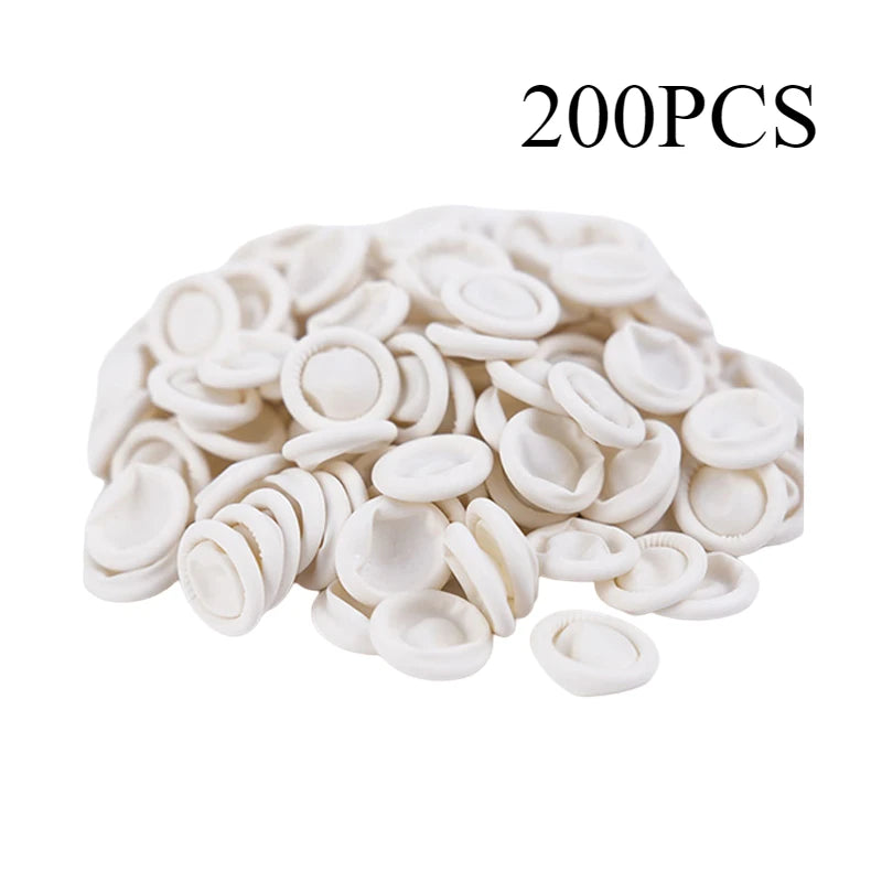 100/200PCS Disposable Finger Cots Dust-proof Anti Slip Multi-purpose Durable Finger Cots Fingertip Cleaning Tools