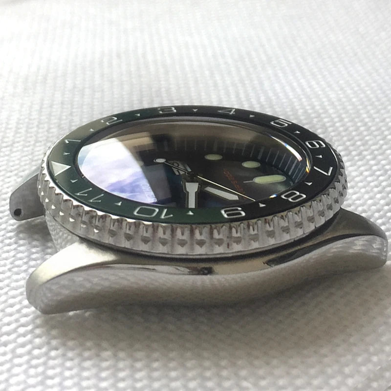 MOD Double Dome Sapphire Watch Crystal For SKX007 SKX009 Blue AR Coating  Mod Part  Watch Accessories