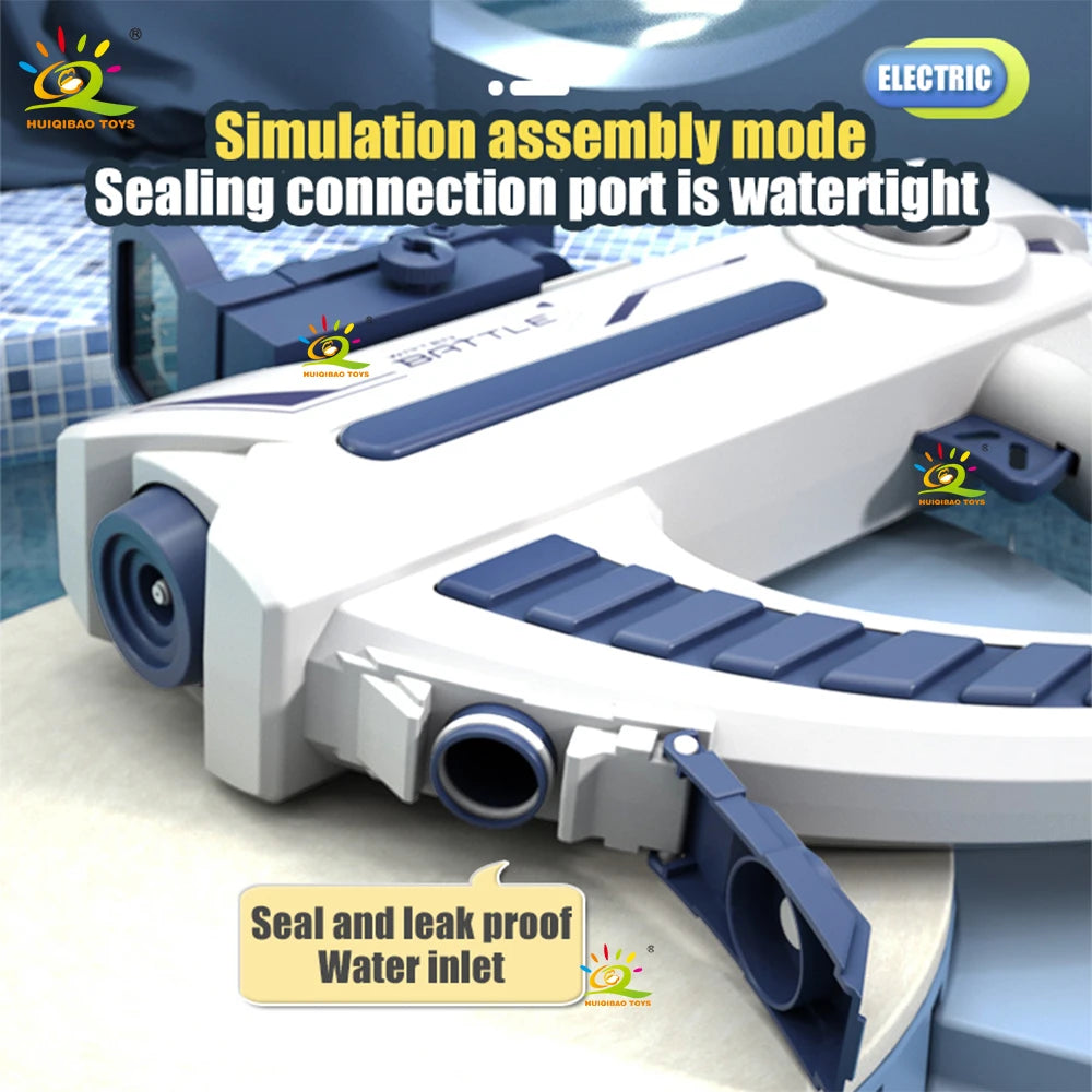Summer electric Water gun toys, suitable for boys and girls, mechanical continuous shooting outdoor beach water games,