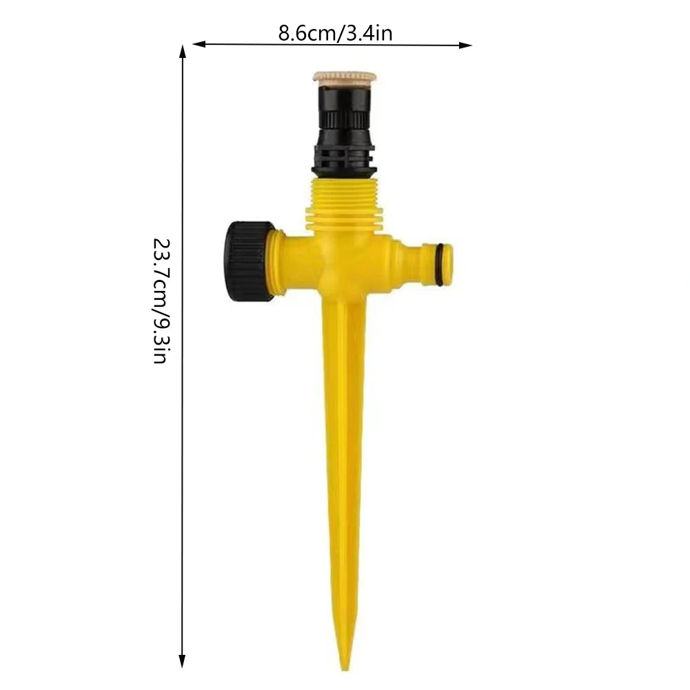 5pcs Water Sprinkler 360 Degree Rotation Household Sprinkler System Corrosion Resistant Easy Install for Garden Lawn