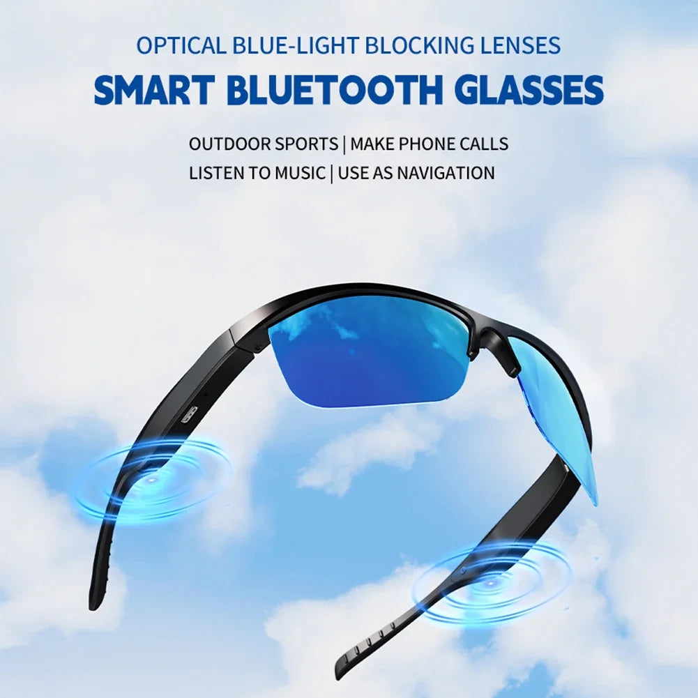 Smart Bluetooth Glasses Sunscreen Goggles Outdoor Sport Travel Driving Motorcycle Eyewear with Call/Music Function