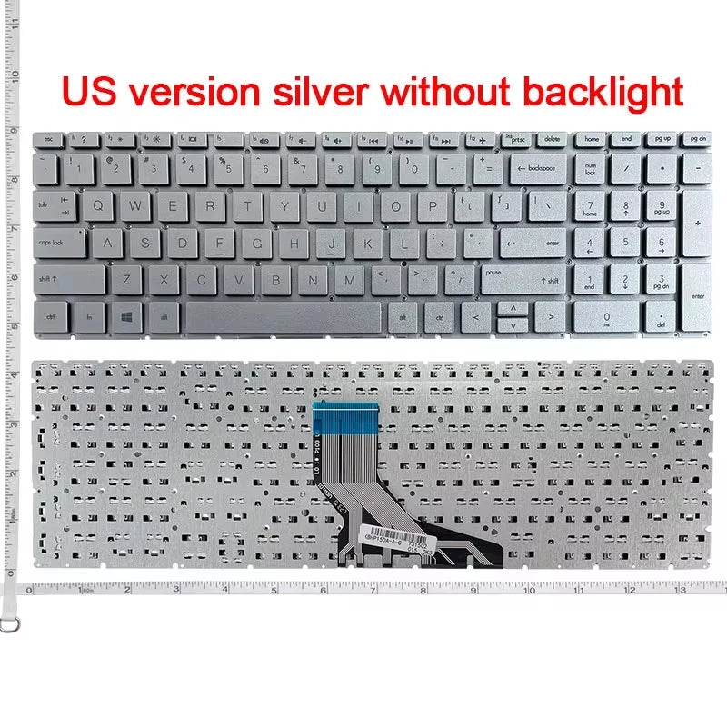 US/RU/UK keyboard FOR HP 15-DB/DX/DA/CX/DR/GW 15m-DS 250 255 256 G7 15-CN/CS/CR/CW/EC/CH/DK/DS TPN-C135/143 15T-cn 15S-DY 17-BY