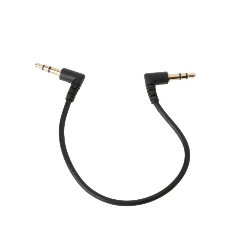 2022 New 90 Degree Right Angled 3.5mm Male To Male Stereo Cable For Car AUX