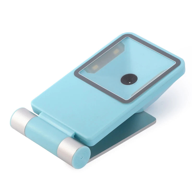 New Arrial Foldable Omnidirectional Desktop 2D Barcode Scanner Automatic Wired USB Platform Bar Code Reader for Supermarket