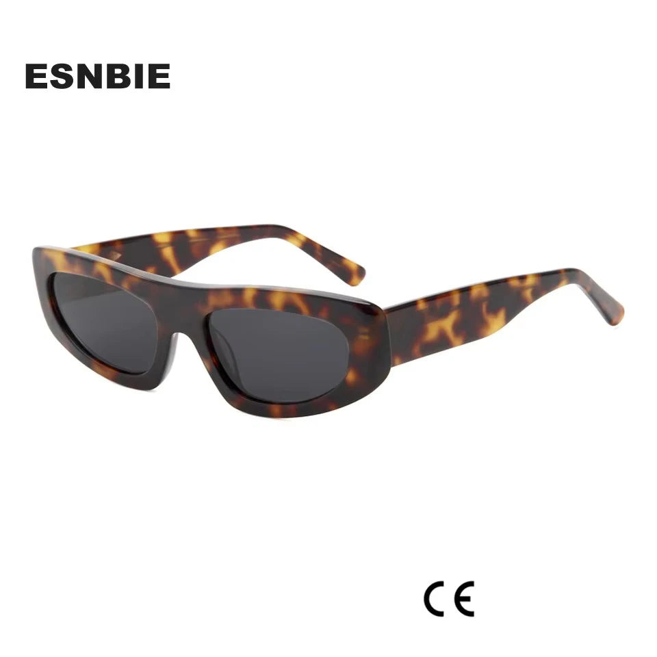 Designer Punk Pilot Sun Glasses For Men Polarized Acetate Sunglasses Female Men Brand Designer Outdoor Trendy Glasses UV400