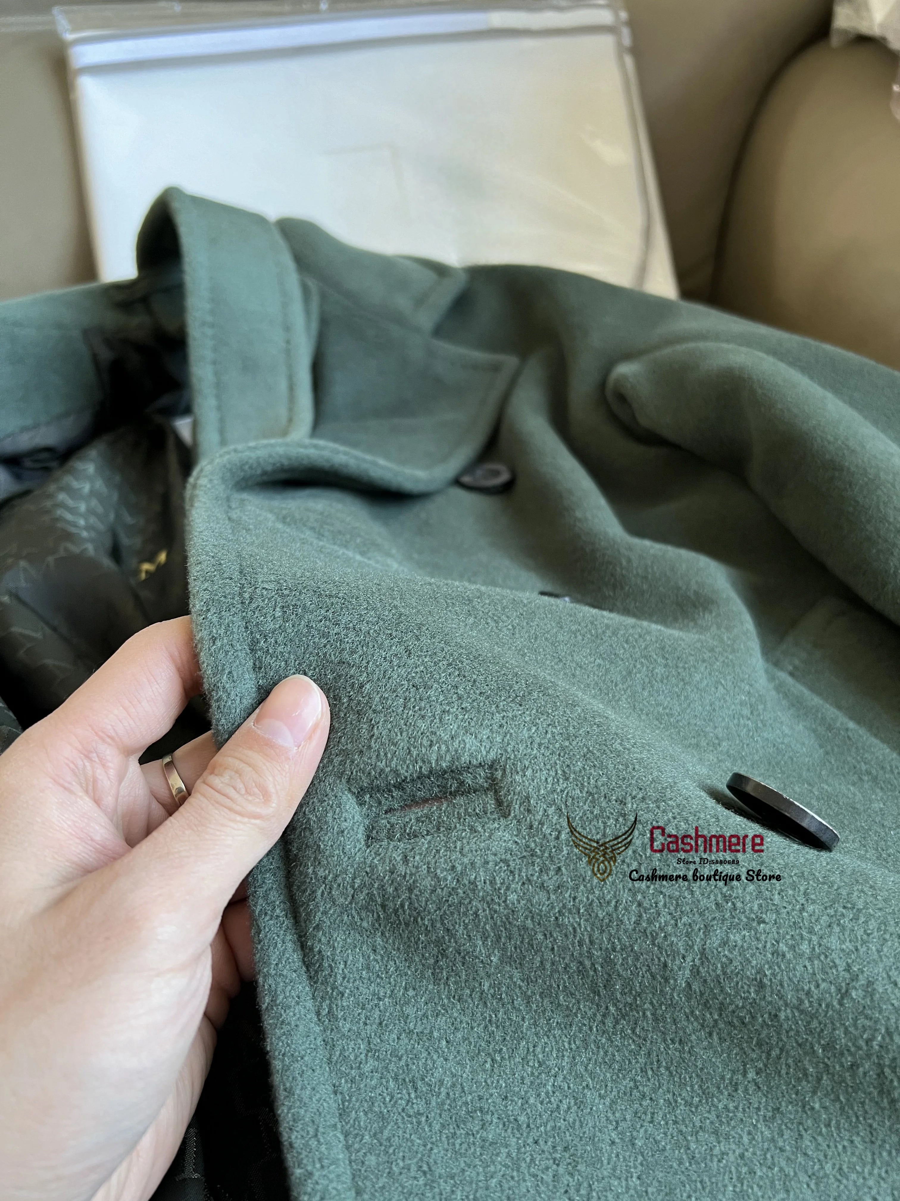 High-end Winter Cashmere Coat Women Camel Color Long Black Wool Coat Classic Double-breasted Lace-up Coat Gray Red Coat Female
