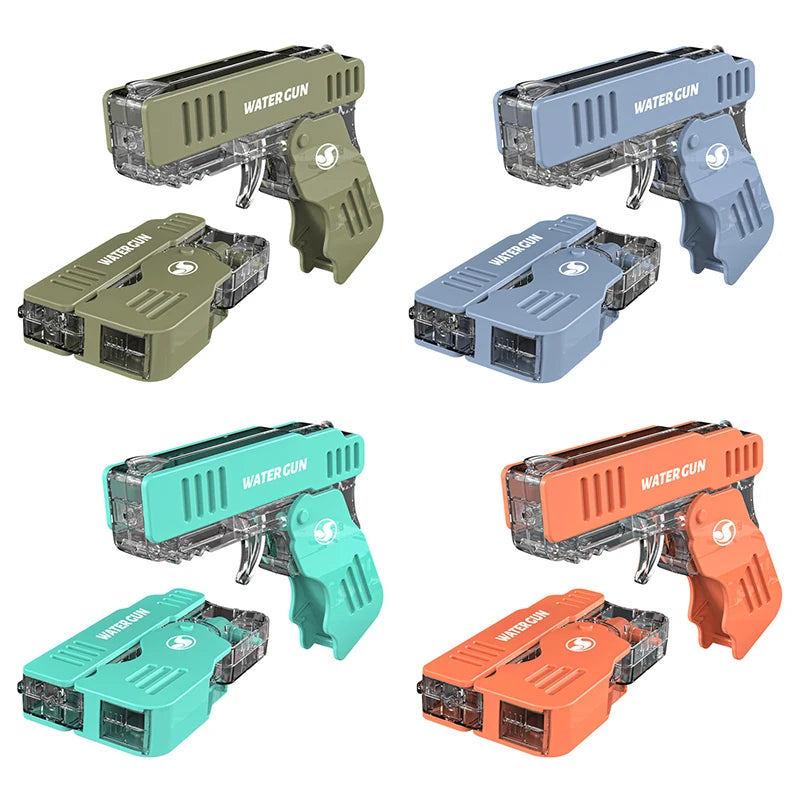 Summer Water Gun Water Beach Toy Creative Folding Water Gun Children Water Gun Toy Outdoor Mini Water Spray Gun Toys Gifts